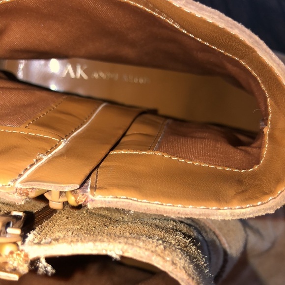 Anne Klein tan leather boots size 9 - Picture 8 of 9